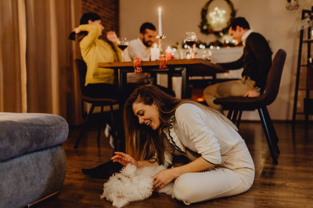 istock New year dinner at home with friends 1353096957