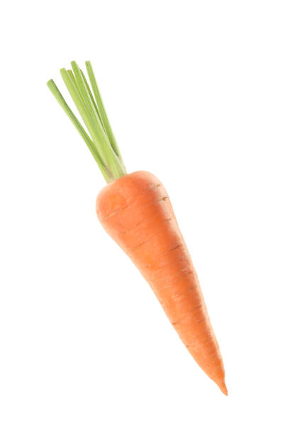 istock Fresh ripe juicy carrot isolated on white 1353097605