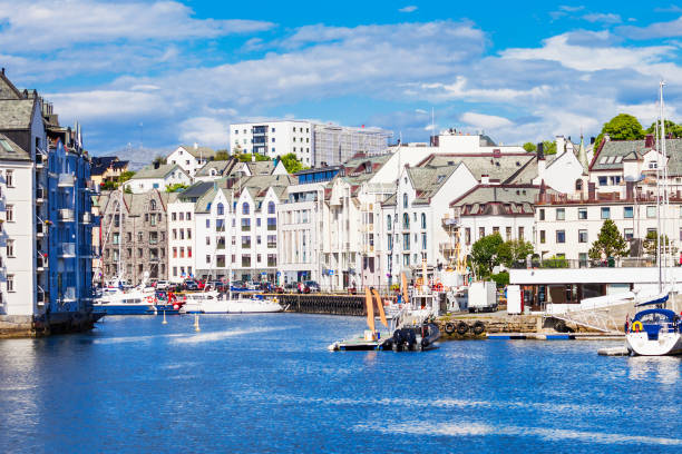 istock Alesund city centre, Norway 1353099066