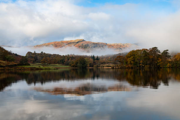 istock Low Clouds around Rydal Water in the Lake District, England 1353111696
