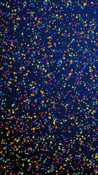 istock Festive fresh confetti. Celebration stars. Colorfu 1353117157