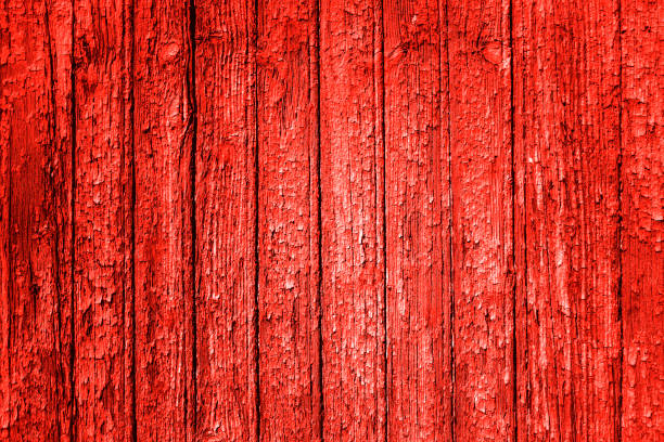 istock Christmas red backdrop grunge  wooden stripes board painted background 1353117167