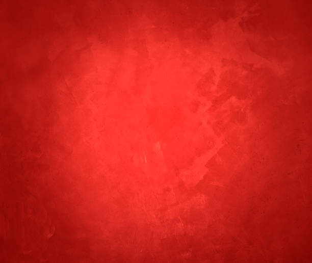 istock Christmas red backdrop grunge wood board painted background 1353117743