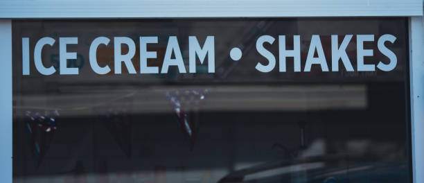 istock Ice Cream Shakes Sign 1353122362