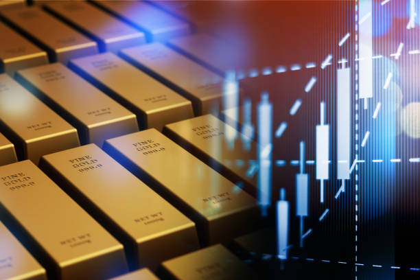istock Global Gold Price Commodity Concept 1353134107
