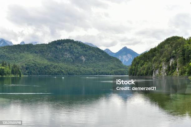 Alpsee Lake Germany Stock Photo - Download Image Now - Bavaria, Beauty, Blue