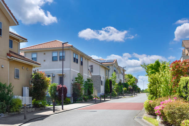 istock Japan's residential area. 1353157388