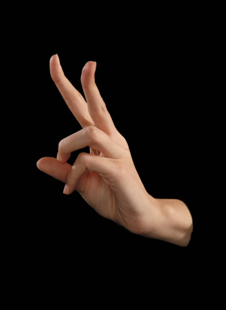istock female hands expression gestures isolated on black background 1353158727