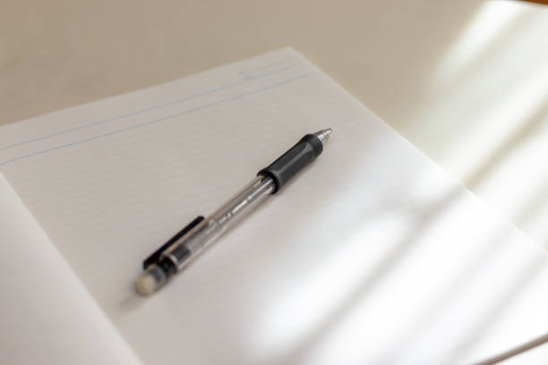 istock Notebook and pen on the desk by the window 1353161705