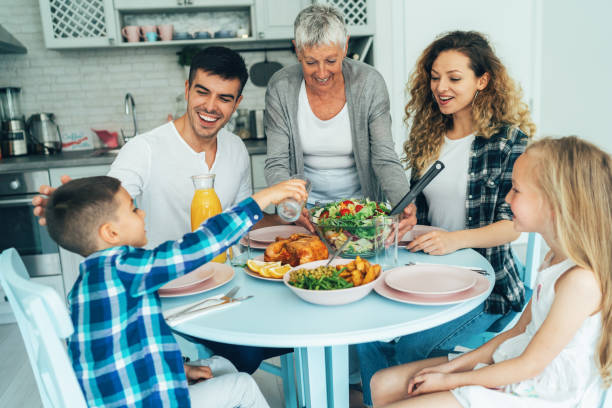 istock Family lunch 1353163727