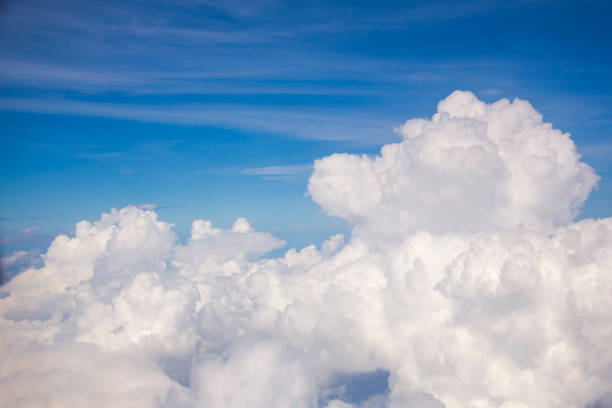 istock Aerial view of clouds from the sky 1353172409