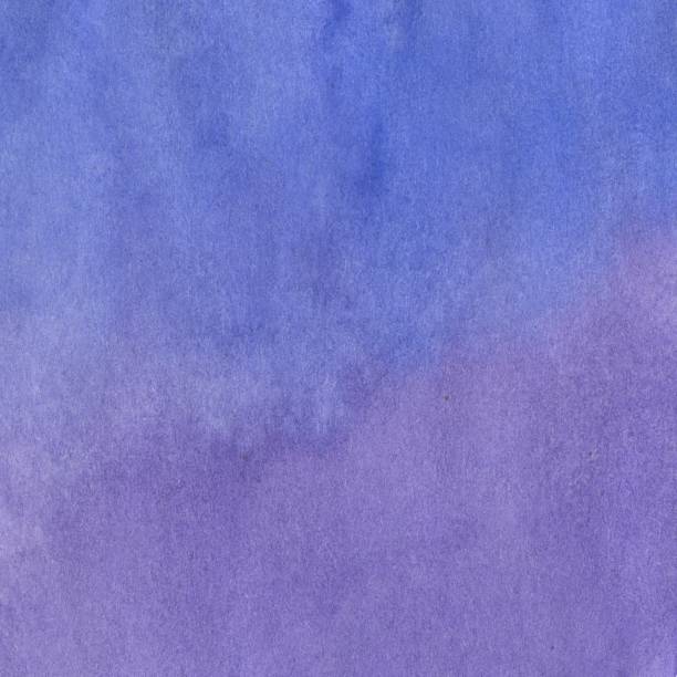 Blue and Purple Hand Drawn Watercolor Abstract Background. Blue and Purple Hand Drawn Watercolor Abstract Background. Watercolors Paint Decorative Texture Backdrop. purpur stock pictures, royalty-free photos & images
