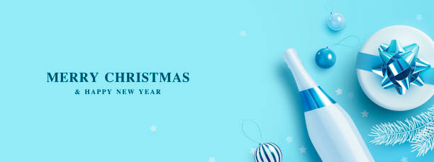 istock Merry Christmas and Happy New Year greeting banner 1353180232