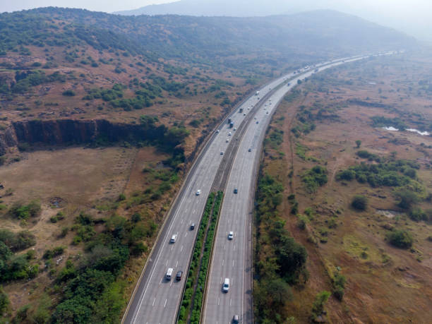istock The Expressway Aerial Views 1353182592