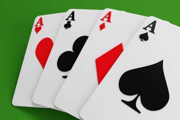 istock Aces of the Four Suits 1353183535