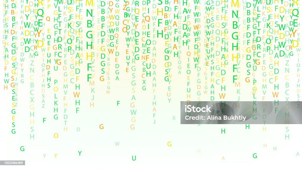 Colour Matrix Computer Code Vector Illustration Technology Background ...