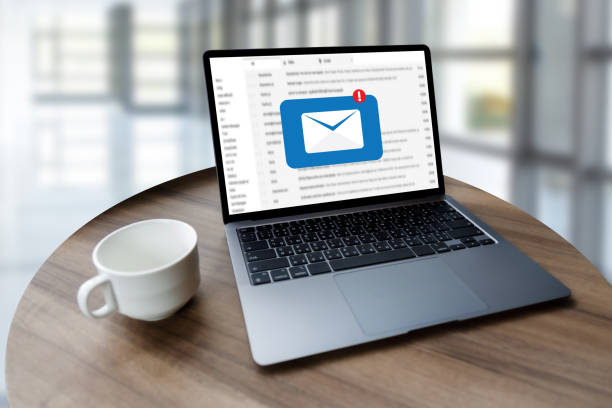istock Mail Communication Connection message to mailing contacts phone Global Letters Concept 1353186875