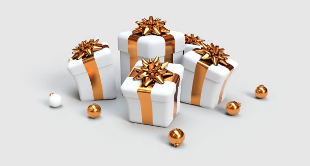 istock christmas gifts on grey background 1353187034