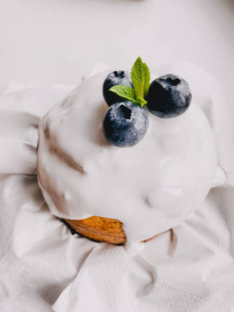 Blueberry Decorated Cupcake