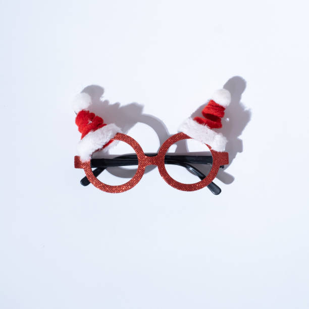 istock funny new year glasses on white background 1353189537