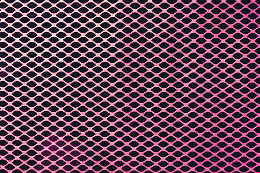 Metal mesh texture. Take the gradient pink mesh texture as the background.