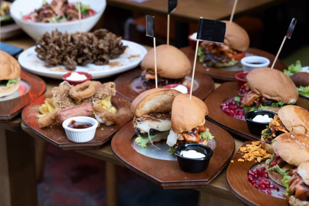 istock fast food foods on the table 1353203071