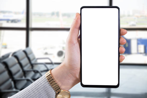 istock woman showing many mobile app 1353207847