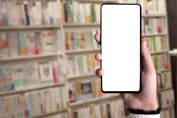 istock woman showing many mobile app 1353215425