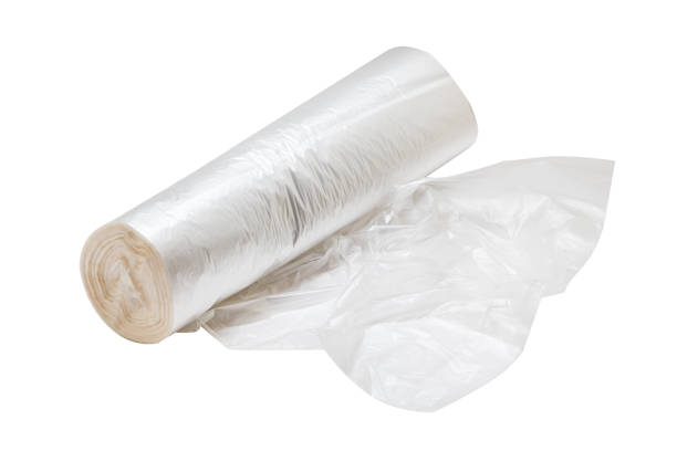 istock Disposable bags isolated on white 1353217100