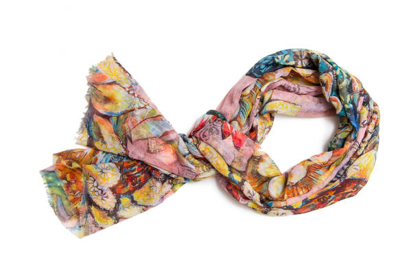 istock Neck scarf isolated on white 1353217874