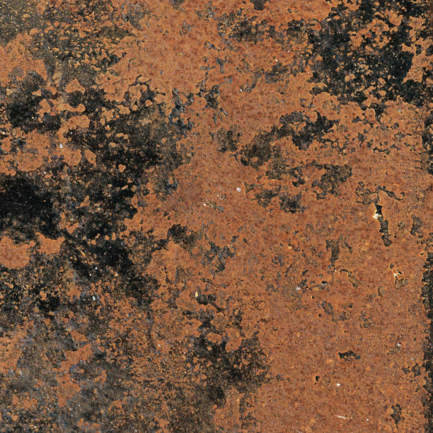 textura de fundo de metal escuro ou pano de fundo de ferrugem grunge - rust fungus sign rust rusty - fotografias e filmes do acervo