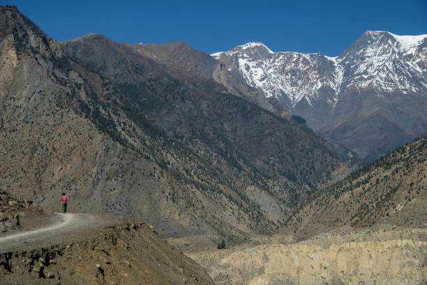 istock Himalayan mountains in Jomsom, Nepal 1353234136