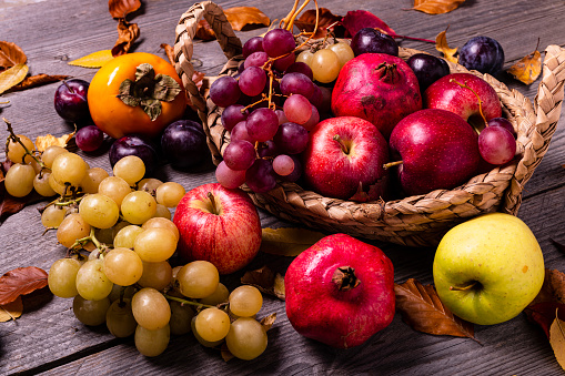 frutas y colores otoñales photo