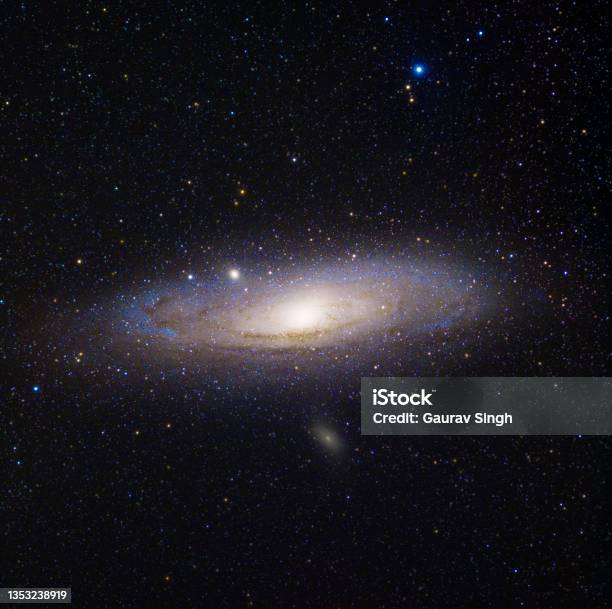 Andromeda Galaxy Or M31 Stock Photo - Download Image Now - Hubble Space Telescope, Galaxy, Outer Space