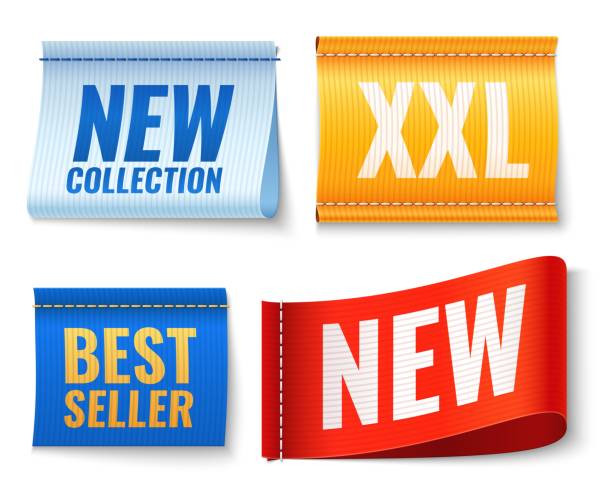 1,700+ Woven Label Stock Illustrations, Royalty-Free Vector Graphics ...