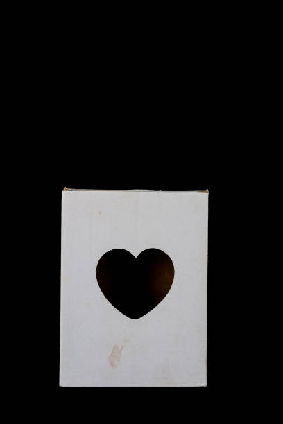 istock Close-up of paper box heart 1353245047