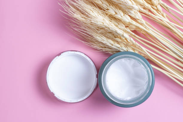istock Natural cosmetics made from wheat and barley. 1353247125