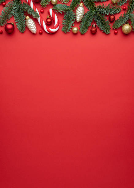 istock Merry Christmas and Happy New Year vertical background 1353255392