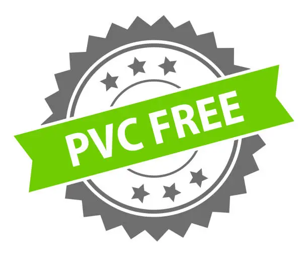 Vector illustration of PVC Free - Stamp, Imprint, Seal Template. Grunge Effect. Vector Stock Illustration