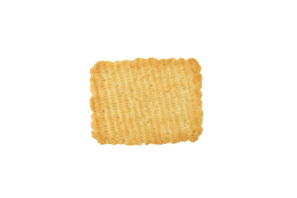 istock Wheat Biscuit Isolated on White Background with Clipping Path 1353259644