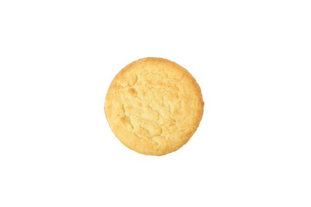 istock Top view of Cookie Isolated on White Background with Clipping Path 1353259659