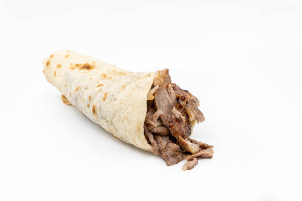 Meat Doner Meat Doner dürüm shawarma stock pictures, royalty-free photos & images