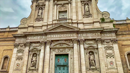 The Church of Saint Susanna at the Baths of Diocletian in Rome, Italy.