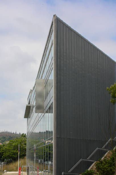 istock Modern glass and steel facade 1353264674