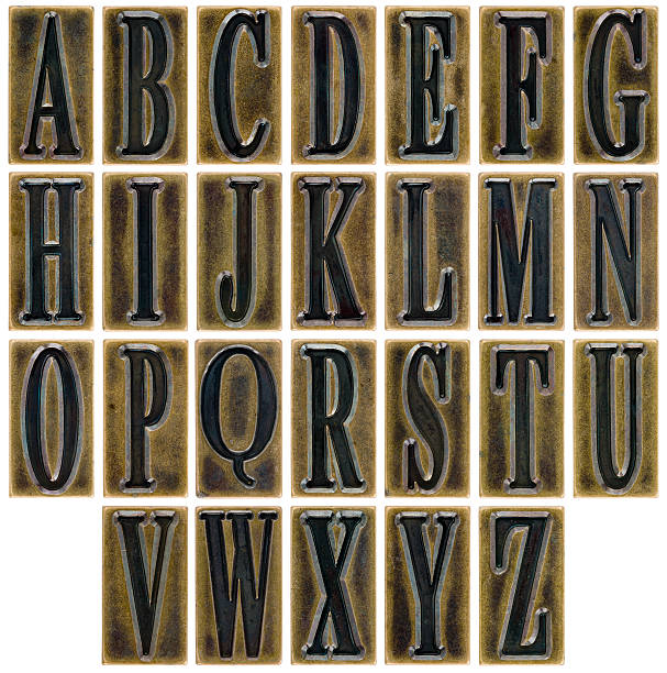 Alphabet Tiles stock photo