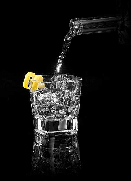 Vodka with a Twist stock photo