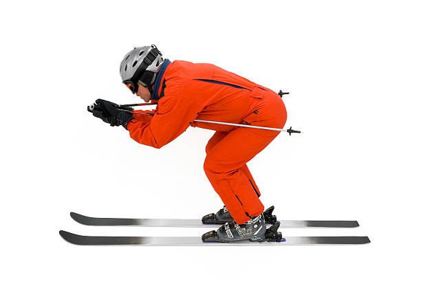 Ski Racer stock photo