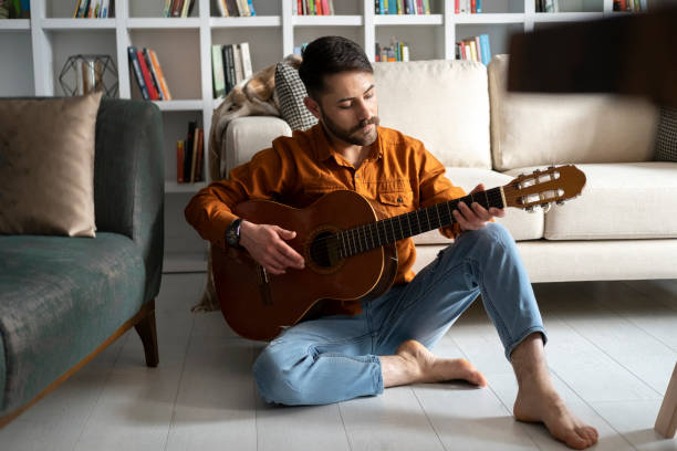 istock Honing his musical talent 1353276083