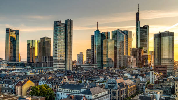istock Cityscape of Frankfurt am Main, Germany. 1353278415
