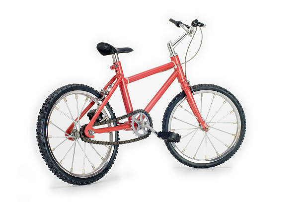 Little Red Bike: Rear stock photo